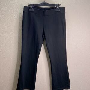 CAbi Women Black Hiking/Running Mid Rise Leggings Size M